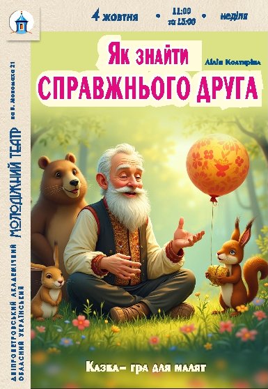 Лялькова вистава «Як знайти справжнього друга»