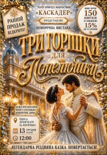 Новорічна музична вистава "Три горішки для Попелюшки"