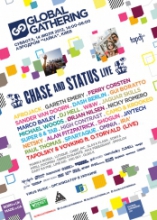 Состав пяти сцен Global Gathering