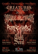 Cradle Of Filth поделились трек-листом нового альбома